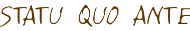 STATU QUO ANTE